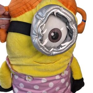 Despicable Me Minion 18" Stewart Polka Dot Dress Plush Pillow Buddy 3D